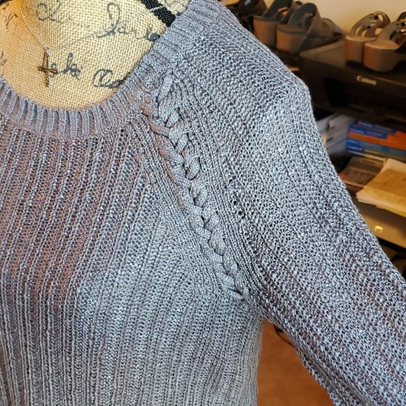 Pink Republic grey sweater size Large - Picture 3 of 13